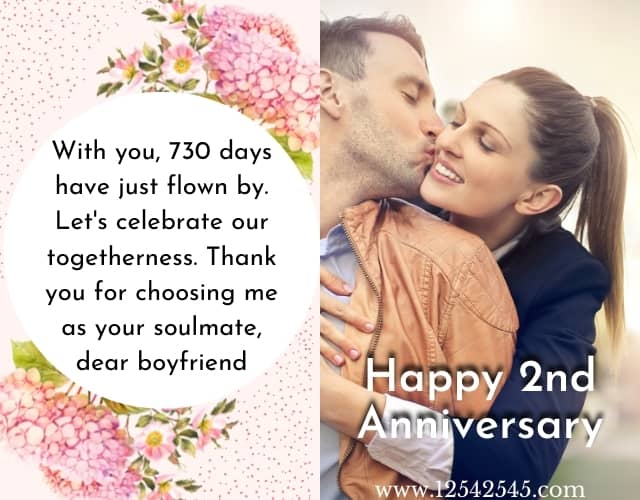 2nd Wedding Anniversary Wishes For Husband And Boyfriend