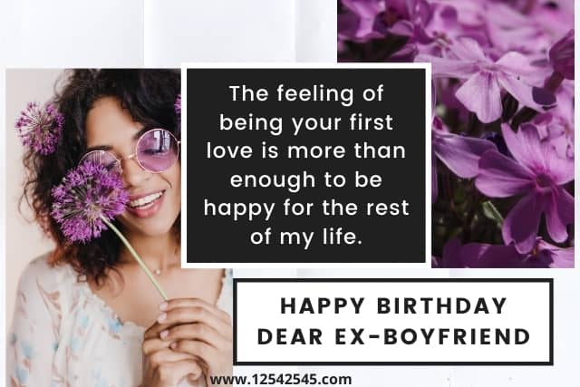 birthday wishes for ex boyfriend