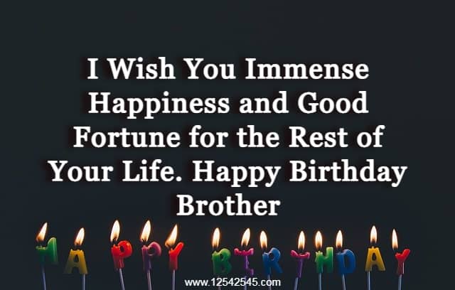 Happy Birthday Wishes SMS for Younger Brother From Sister