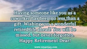 Retirement Quotes for CoWorkers